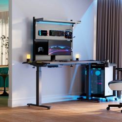 Перфорированная доска с комплектом креплений EUREKA ARPB-01B-US, черный