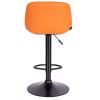 Стул барный Everprof Smile Black Экокожа Оранжевый