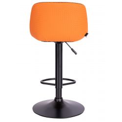 Стул барный Everprof Smile Black Экокожа Оранжевый
