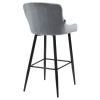 Стул барный Everprof Nico Ткань Серый