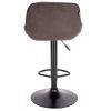 Стул барный Everprof Grace Black Ткань Темно-коричневый