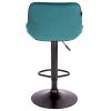 Стул барный Everprof Grace Black Ткань Темно-зеленый
