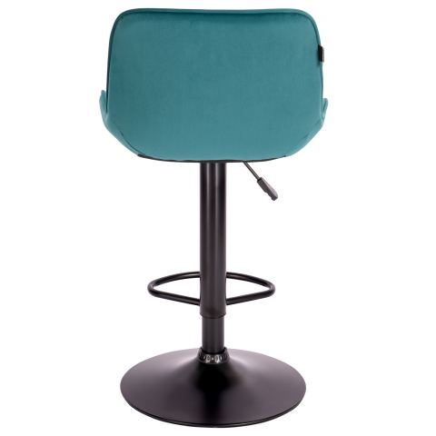 Стул барный Everprof Grace Black Ткань Темно-зеленый
