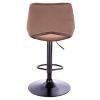 Стул барный Everprof Flash Ткань Шоколадный