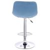 Стул барный Everprof Cooper Ткань Голубой