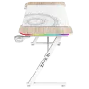 Стол компьютерный ZONE 51 TRINE 120 RGB Wood/White