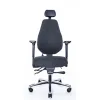 Кресло Falto Smart-F 1501-12H Long Medley black 60999 (черный каркас/т.серая ткань)