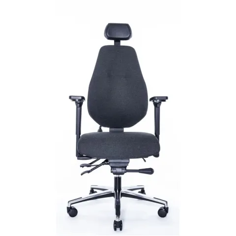 Кресло Falto Smart-F 1501-12H Long Medley black 60999 (черный каркас/т.серая ткань)