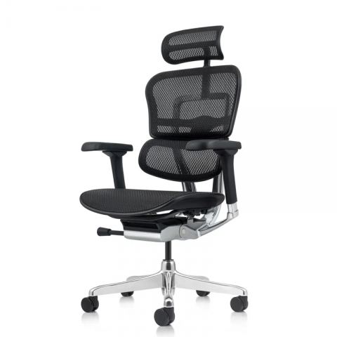 Кресло Falto Ergohuman Elite 2  (чёрный каркас/сетка чёрный T-168-B1 Black)