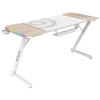 Стол компьютерный ZONE 51 TRINE 140 RGB Wood/White