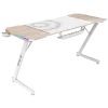 Стол компьютерный ZONE 51 TRINE 140 RGB Wood/White