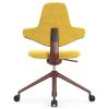 Стул Falto Sokoa-Activ (каркас бордо/обивка mozart жёлтая)