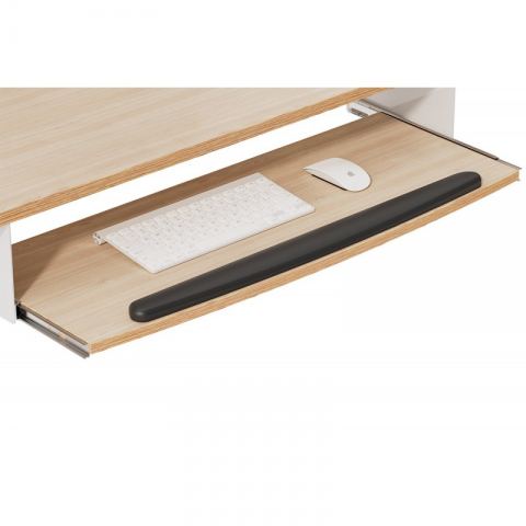 Стол письменный (для компьютера) угловой с электрической регулировкой по высоте EUREKA ERK-EHD-L60R-MW (правый), клён