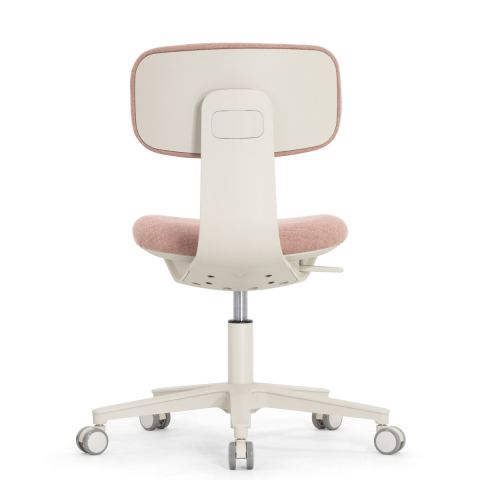 Универсальное кресло Falto Rookie plus (каркас светлый/обивка розовая)