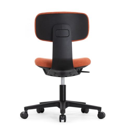 Универсальное кресло Falto Rookie plus (каркас чёрный/обивка красный апельсин)