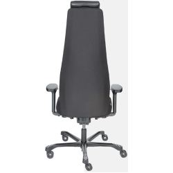 Кресло Falto First (наклон вперед, зауженная спинка, ткань, черный)