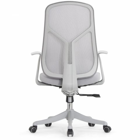 Кресло Falto Кураж (без подголовника, сетка, ткань, серый)