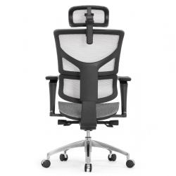 Кресло Falto Sail Art 2 (подлокотники 6D(360), сетка, каркас серый, белый)