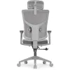 Кресло FALTO STAR OFFICE ERGO 3 (3D поясничный упор,3D подлокотник 5D подголов, сетка, ткань, серый)