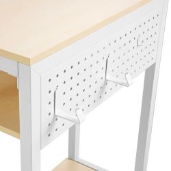 Стол письменный (для компьютера) угловой EUREKA ZX-L150B-MWW-RU с шириной 150 см, Maple White