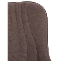 Стул обеденный Everprof Aqua Ткань Темно-коричневый