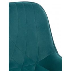 Стул барный Everprof Grace Black Ткань Темно-зеленый