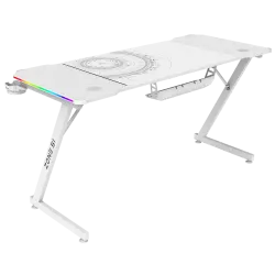 Стол компьютерный ZONE 51 TRINE 140 RGB White