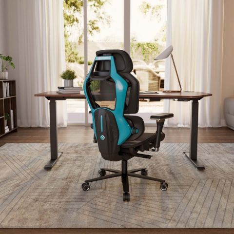 Эргономичное компьютерное кресло Eureka TYPHON, Blue