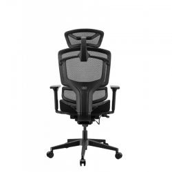 Премиум эргономичное кресло GTC Open Z с поддержкой для ног, черный