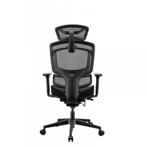 Премиум эргономичное кресло GTC Open Z с поддержкой для ног, черный