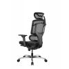 Премиум эргономичное кресло GTC Open M с поддержкой для ног, черный