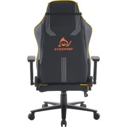 Кресло Everprof Rapid Экокожа Желтый/Черный