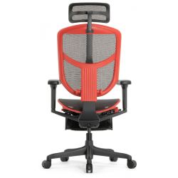 Кресло Falto Enjoy Ultra Gaming U9 Ottoman с подножкой (red-black mixed каркас/сетка black mesh)