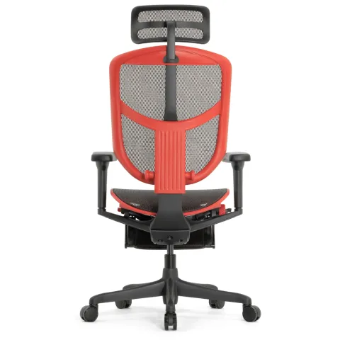 Кресло Falto Enjoy Ultra Gaming U9 Ottoman с подножкой (red-black mixed каркас/сетка black mesh)