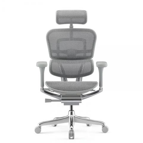 Кресло Falto Ergohuman Elite 2  (серый каркас /сетка светлаяT-168-B2 Natural)