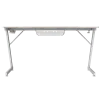 Стол компьютерный ZONE 51 TRINE 140 RGB Wood/White