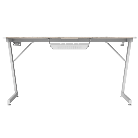 Стол компьютерный ZONE 51 TRINE 140 RGB Wood/White