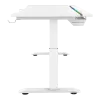 Стол компьютерный ZONE 51 RUNWAY 160 White