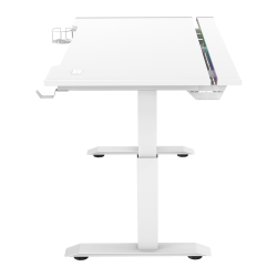 Стол компьютерный ZONE 51 RUNWAY 120 White