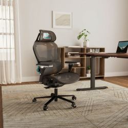 Эргономичное компьютерное кресло Eureka TYPHON, Blue