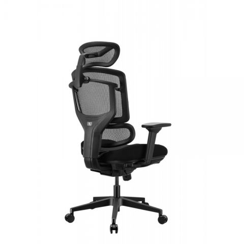 Премиум эргономичное кресло GTC Open Z с поддержкой для ног, черный