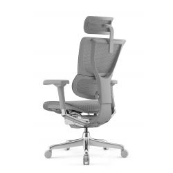 Кресло Falto IOO-E2 Elite (серый каркас/сетка T-168-B2 natural mesh светло серый/крестовина металл)