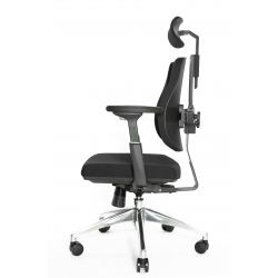 Ортопедическое компьютерное кресло Falto Orto Alpha AM-02A (черный каркас/обивка ткань black)