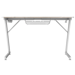 Стол компьютерный ZONE 51 TRINE 120 RGB Wood/White