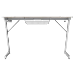 Стол компьютерный ZONE 51 TRINE 120 RGB Wood/White