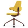 Стул Falto Sokoa-Activ (каркас бордо/обивка mozart жёлтая)