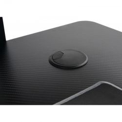 Стол для компьютера (для геймеров) угловой (левый) c электроприводом EUREKA ERK-L60L-B-PRO-V1-EU