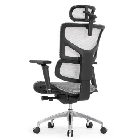 Кресло Falto Sail Art 2 (подлокотники 6D(360), сетка, каркас серый, белый)