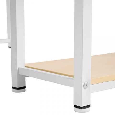 Стол письменный (для компьютера) угловой EUREKA ZX-L150B-MWW-RU с шириной 150 см, Maple White