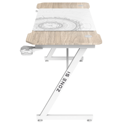 Стол компьютерный ZONE 51 TRINE 140 Wood/White